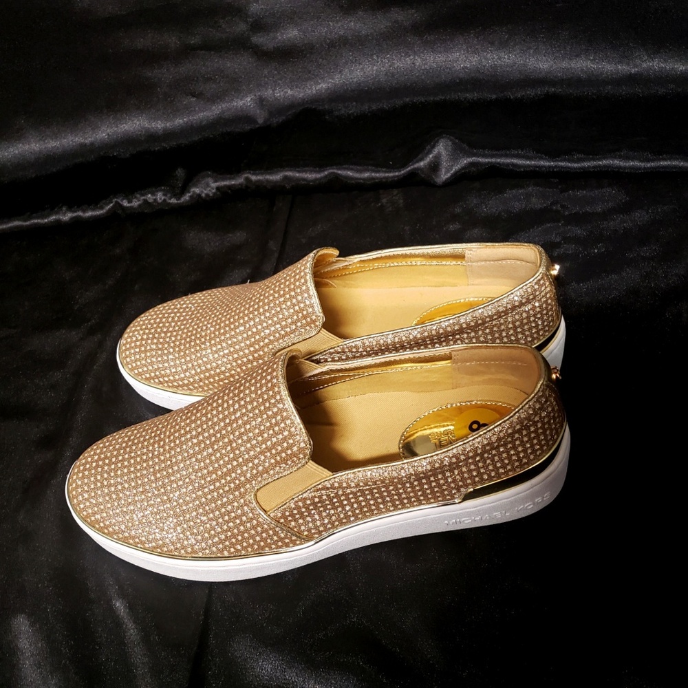 MICHAEL KORS Keaton Chain-Mesh Slip-On Sneaker - Picture 3 of 6